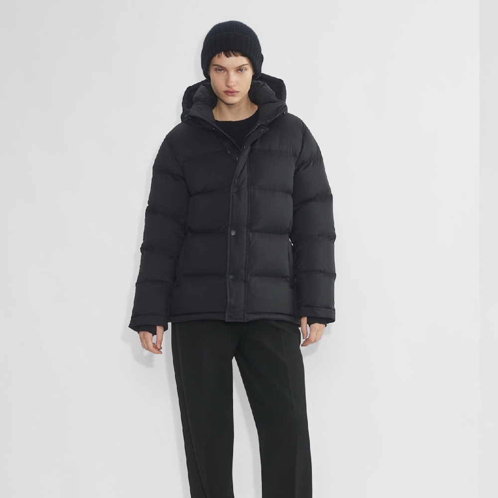 Aritzia Black Super Puff Jacket